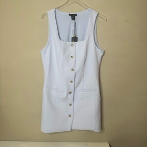 Sincerely Jules light blue Sleeveless Button-Down Dress XL